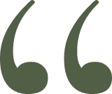 Double opening quotation marks in olive green